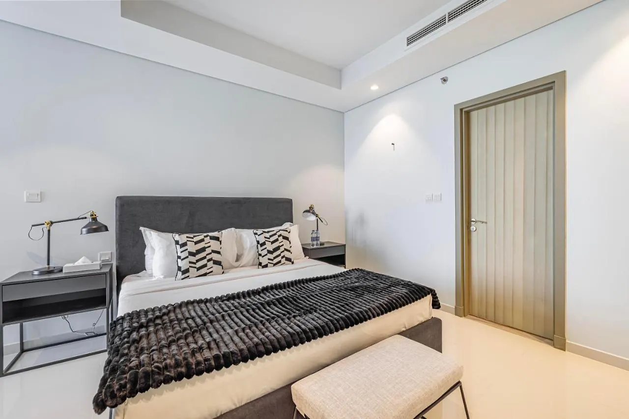 아파트 Daniels Burj Khalifa View 2Br In Paramount Midtown 두바이 아랍에미리트